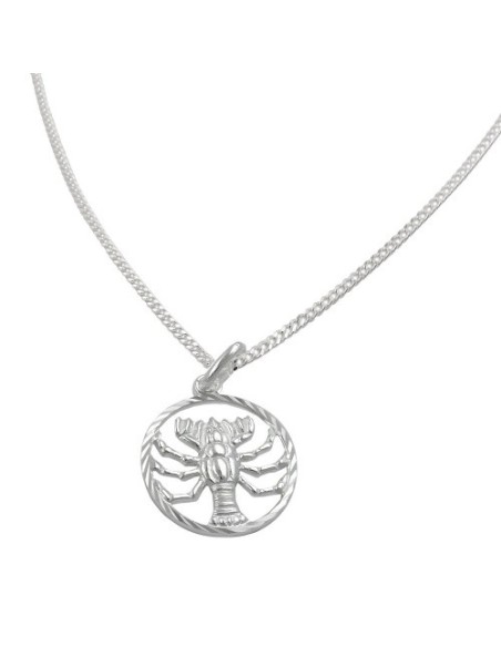 Set Stjärntecken Cancer + Kedja Silver 925