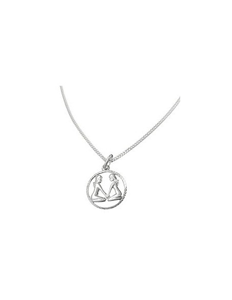Set Stjärntecken Gemini + Kedja Silver 925