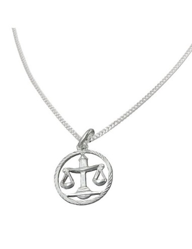 Set Stjärntecken Libra + Kedja Silver 925