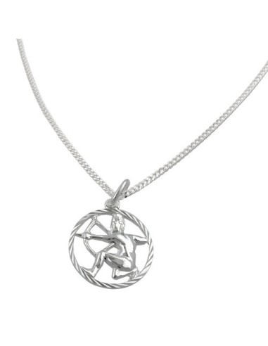 Set Stjärntecken Sagittarius+Kedja Silver 925