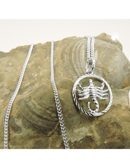 Set Stjärntecken Scorpio + Kedja Silver 925