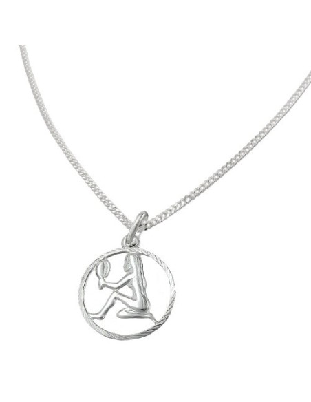 Set Stjärntecken Virgo + Kedja Silver 925