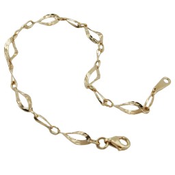 bracelet fantasy chain 9k gold