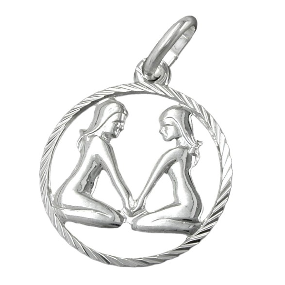 Stjärntecken Hängsmycke Gemini Silver 925