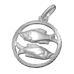 Stjärntecken Hängsmycke Pisces Silver 925