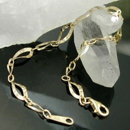 bracelet fantasy chain 9k gold