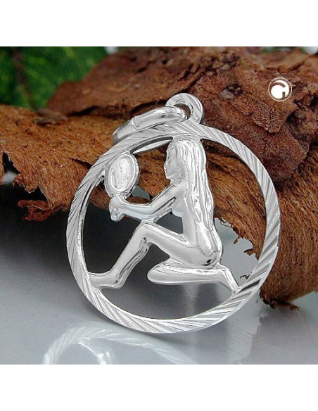 Stjärntecken Sign Hängsmycke Virgo Silver 925