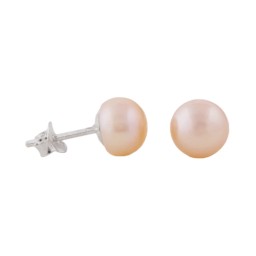 Stud Örhänge Pearl Champagne Silver 925