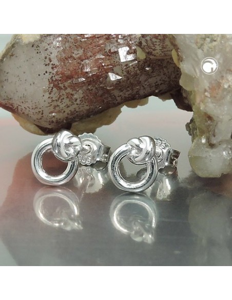 Stud Örhänge Small Circle Silver 925