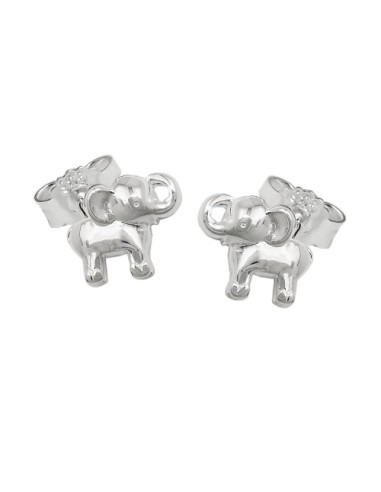 Stud Örhänge Small Elephant Silver 925