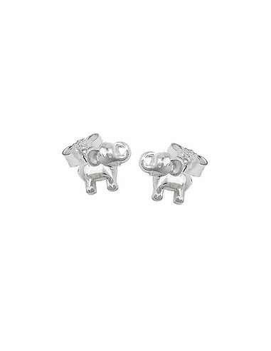 Stud Örhänge Small Elephant Silver 925