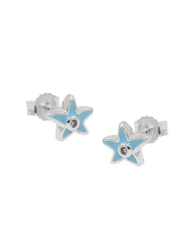 Stud Örhänge Star Zirconia Silver 925