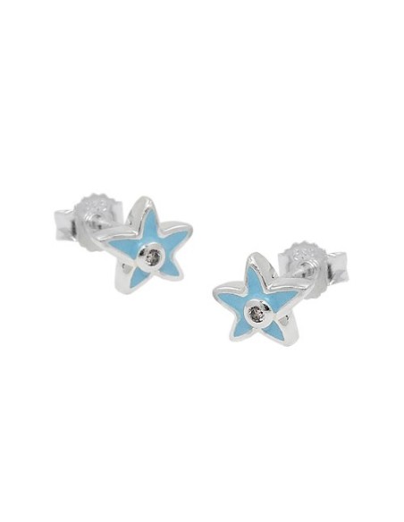 Stud Örhänge Star Zirconia Silver 925