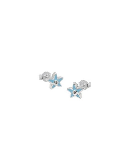 Stud Örhänge Star Zirconia Silver 925