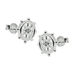 Stud Örhänge Steering Wheel Silver 925