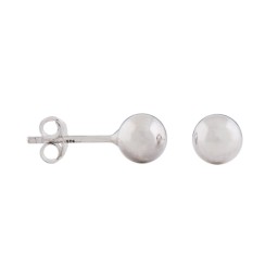 Stud Örhängen 6mm Ball Silver 925