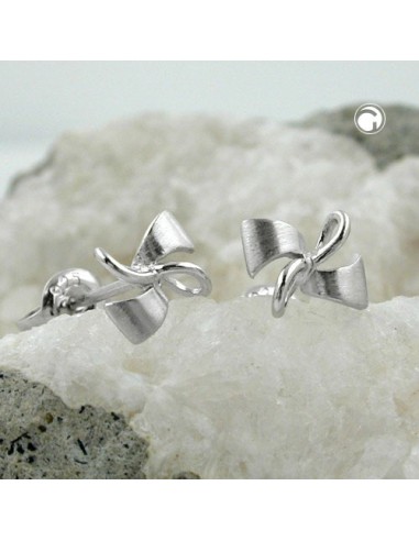 Stud Örhängen Bows Silver 925