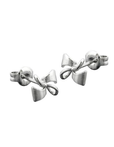 Stud Örhängen Bows Silver 925