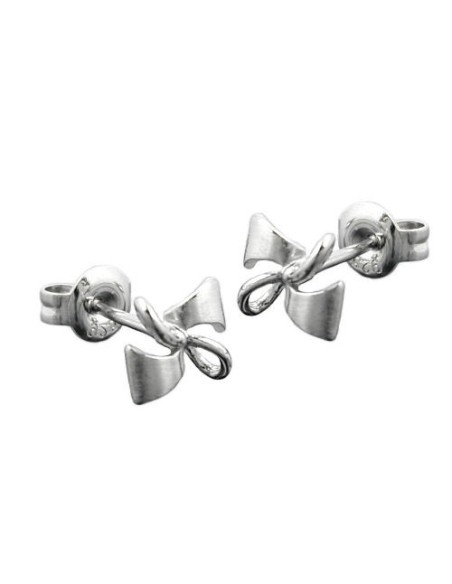 Stud Örhängen Bows Silver 925