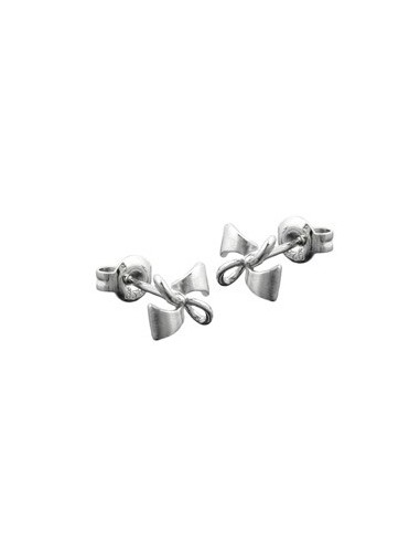 Stud Örhängen Bows Silver 925