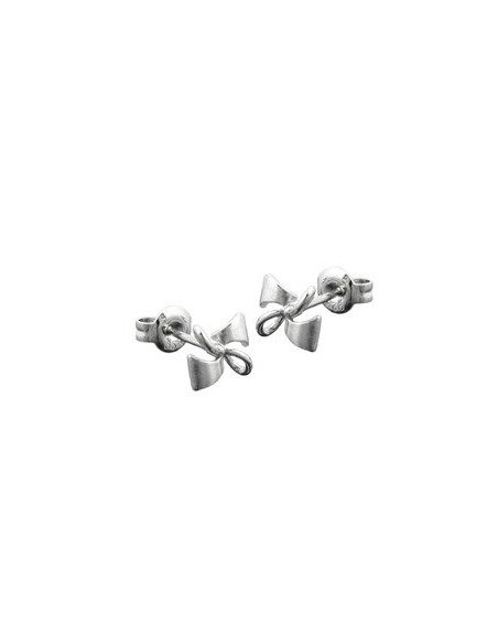 Stud Örhängen Bows Silver 925