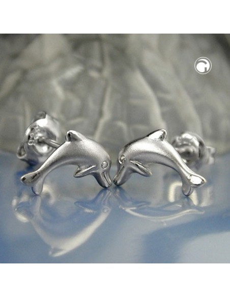 Stud Örhängen Dolphins Silver 925
