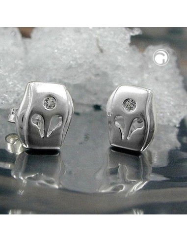 Stud Örhängen Fantasy Zirconia Silver 925