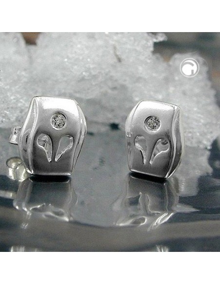 Stud Örhängen Fantasy Zirconia Silver 925