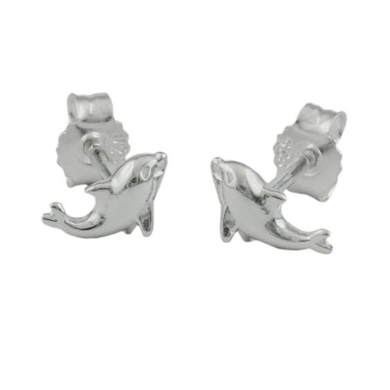Stud Örhängen Little Dolphin Silver 925
