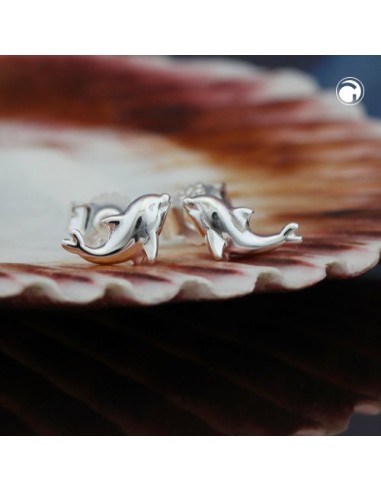 Stud Örhängen Little Dolphin Silver 925