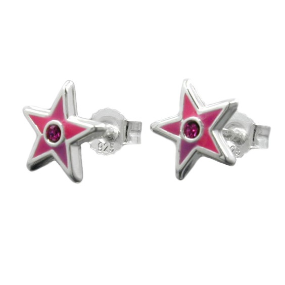 Stud Örhängen Little Stars Silver 925