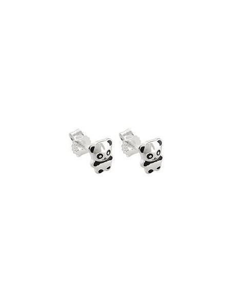 Stud Örhängen Panda Bear Silver 925