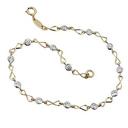 bracelet fantasy chain 9k gold