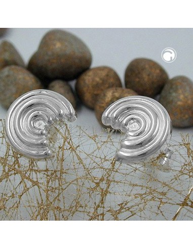Stud Örhängen Round Silver 925