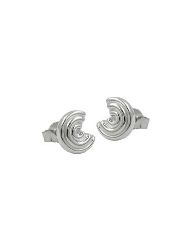 Stud Örhängen Round Silver 925