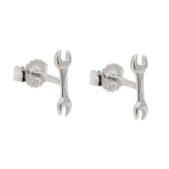 Stud Örhängen Screw-Wrench Silver 925