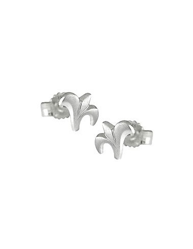 Stud Örhängen Small Flower Silver 925