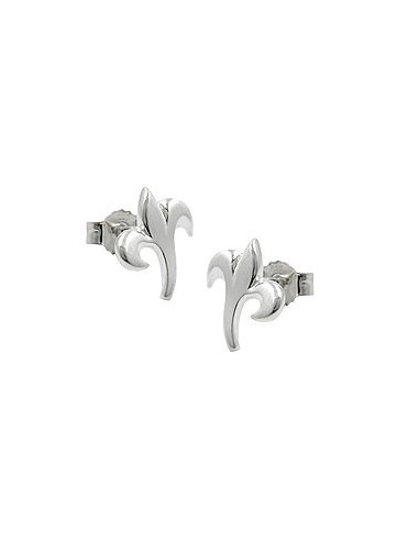 Stud Örhängen Small Flower Silver 925