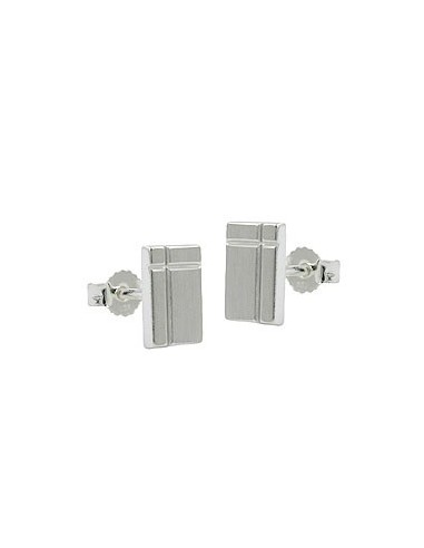 Stud Örhängen Square With Kors Silver 925