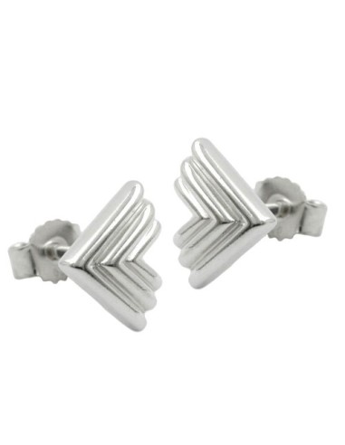 Stud Örhängen Triangle Silver 925