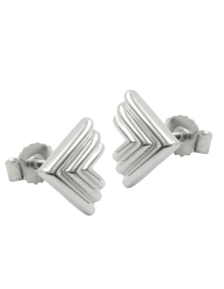 Stud Örhängen Triangle Silver 925