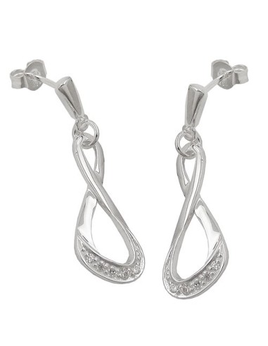 Stud Örhängen With Zirconias Silver 925