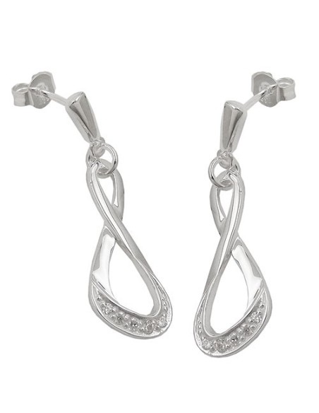 Stud Örhängen With Zirconias Silver 925