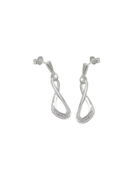 Stud Örhängen With Zirconias Silver 925