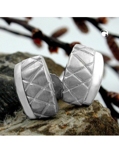 Stud Örhängen X-Shapes Silver 925