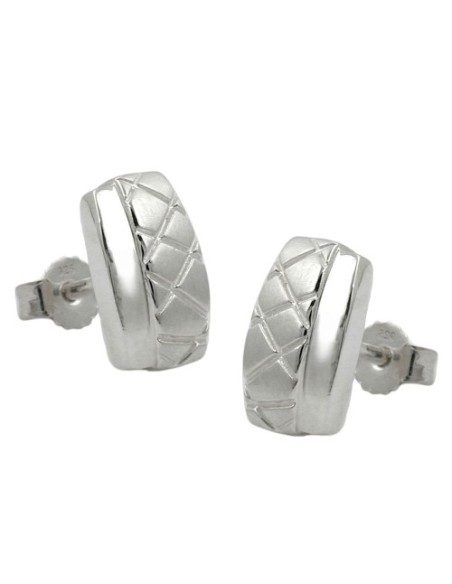 Stud Örhängen X-Shapes Silver 925
