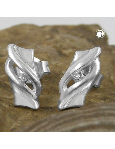 Stud Örhängen Zirconia Crystals Silver 925