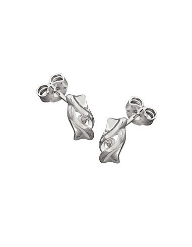 Stud Örhängen Zirconia Crystals Silver 925