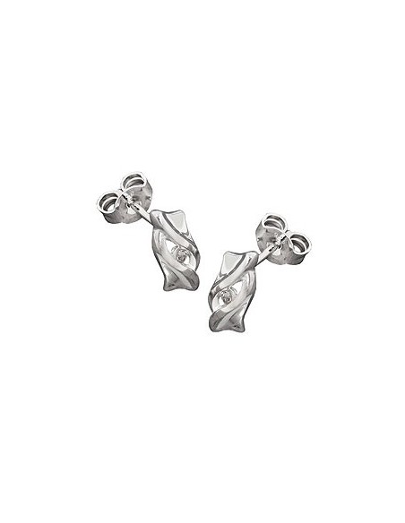 Stud Örhängen Zirconia Crystals Silver 925