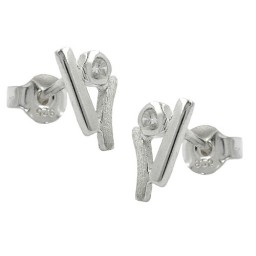 Stud Örhängen Zirconia Crystals Silver 925